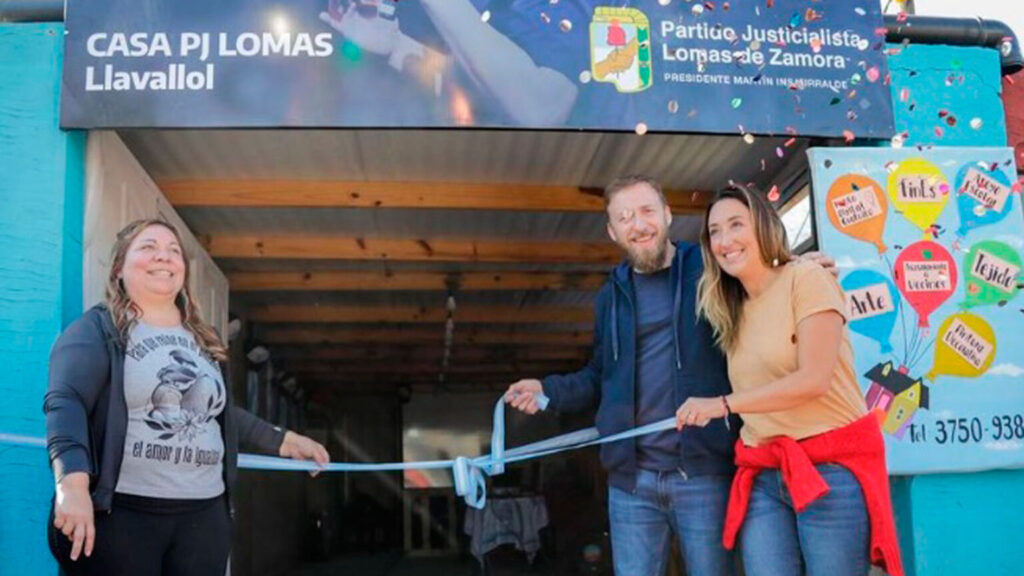 Se inauguró una Casa Peronista de puertas abiertas en Llavallol