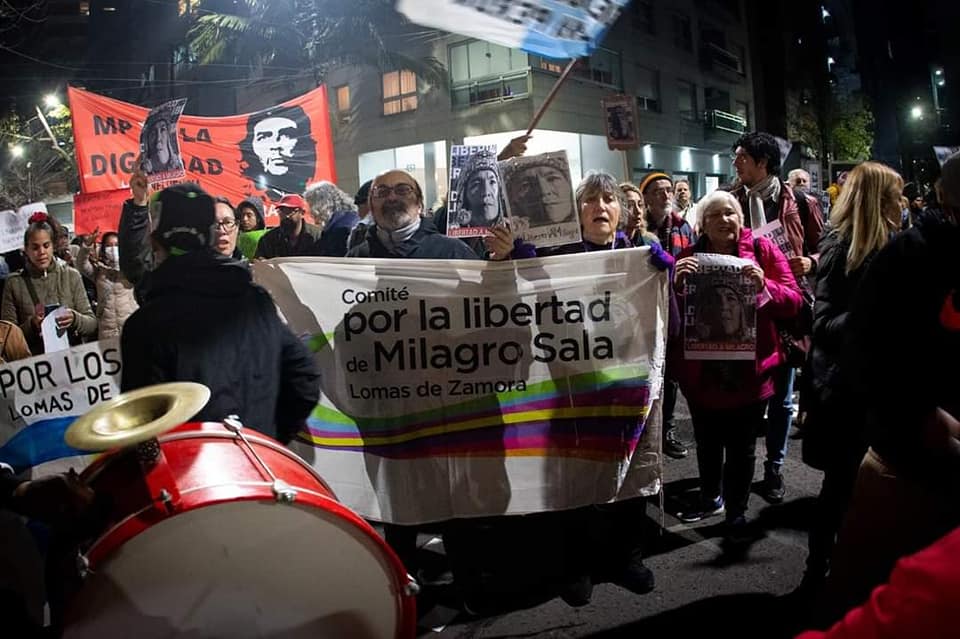 El Comité por la Libertad de Milagro Sala escrachó a Gerardo Morales en su visita a Lomas