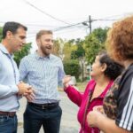 «El Diego nos une»: Otermín y Álvarez presentaron las obras de remodelación de la calle Lynch