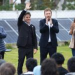 Kicillof, Otermín y Vilar lanzaron el programa «Empleo Verde» en el Parque Solar de Fiorito